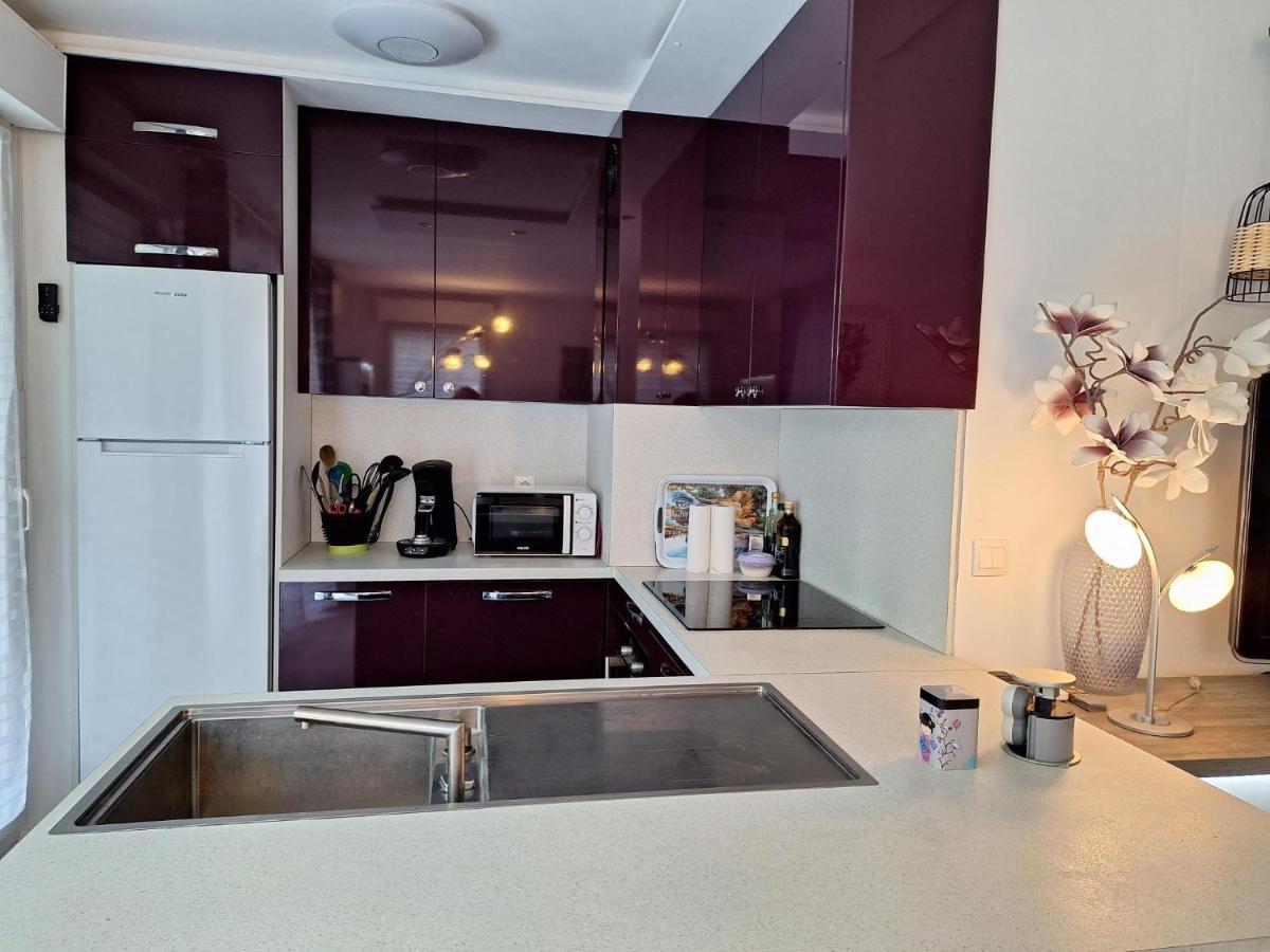 Charmant Appartement Residentiel Avec Terrasse, Jardin Privatif Et Piscine A Cannes カンヌ エクステリア 写真